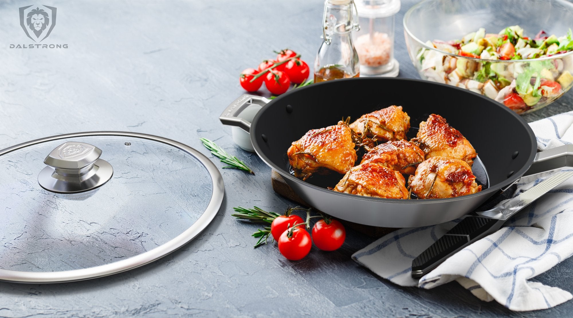 imarku Cast Iron Skillets, 12 Inch Cast Iron Pan, Professional Non Stick  Frying Pans Long Lasting Nonstick Frying Pan Nonstick Pan, Stay Cool  Handle