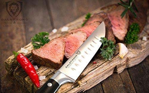 4-Piece Straight-Edge Steak Knife Set | Gladiator Series | NSF Certified | Dalstrong ©