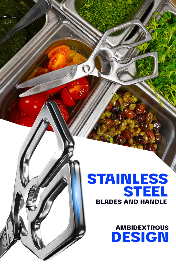 Professional Kitchen Scissors | 420J2 Stainless Steel | Dalstrong ©