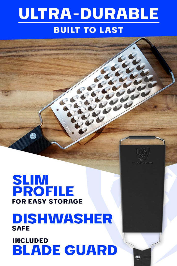 Professional Wide Cheese Grater | Extra Coarse | Dalstrong ©
