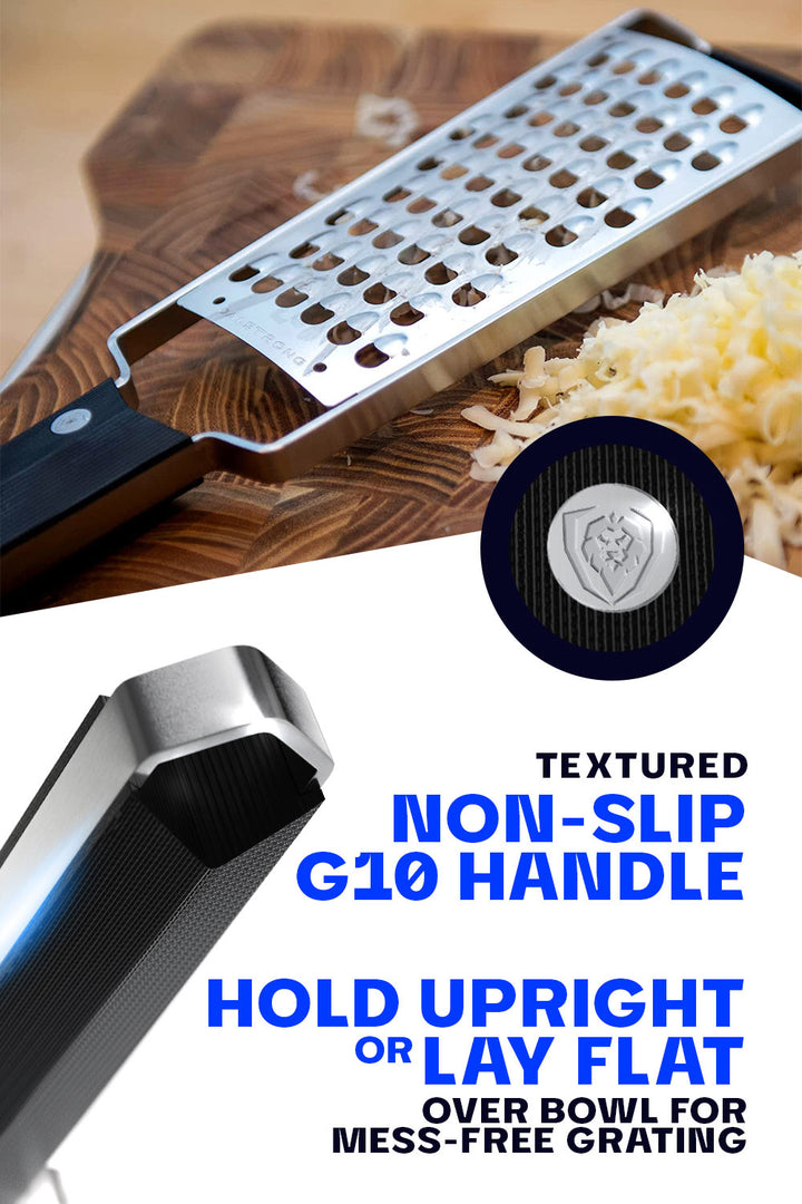 Professional Wide Cheese Grater | Extra Coarse | Dalstrong ©