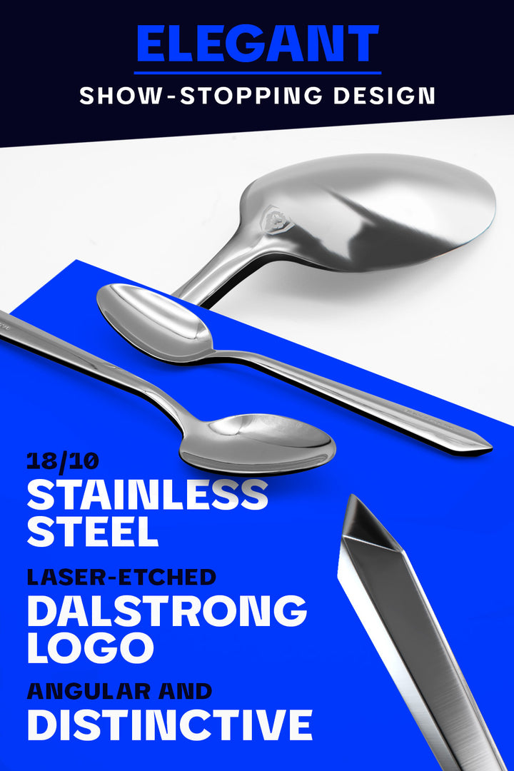 20 Piece Service for 4 | Flatware Set | Silver | Dalstrong ©