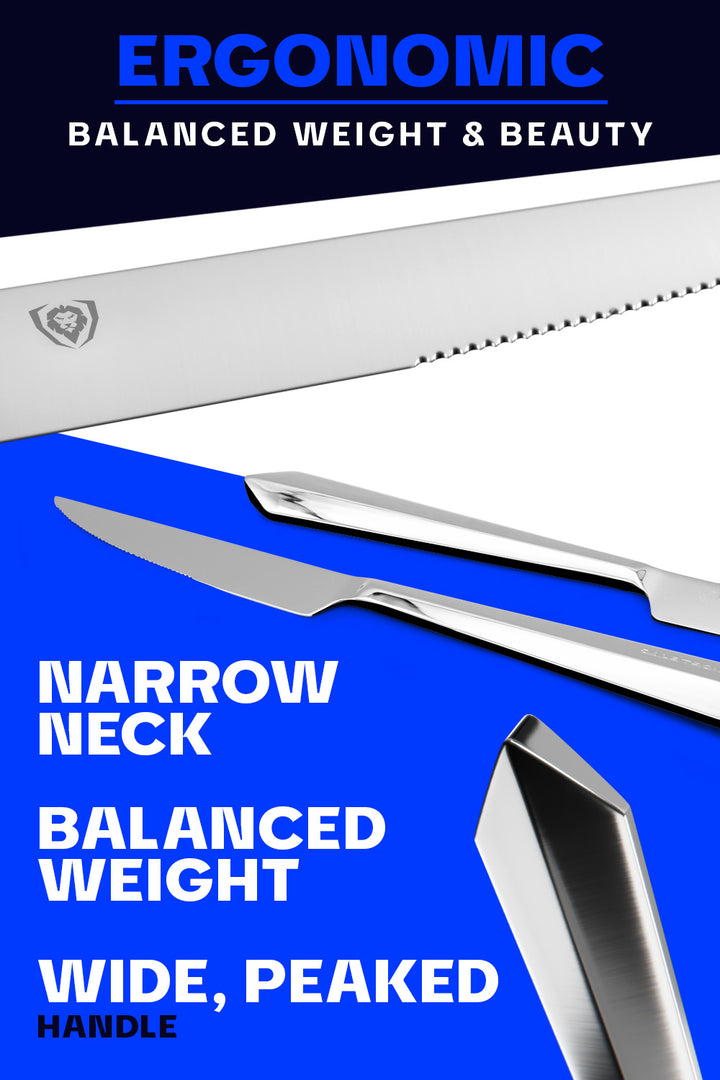 20 Piece Service for 4 | Flatware Set | Silver | Dalstrong ©