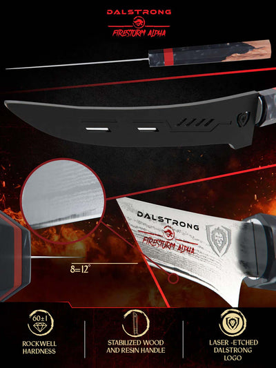 Curved Boning Knife 6" | Firestorm Alpha Series | Dalstrong ©