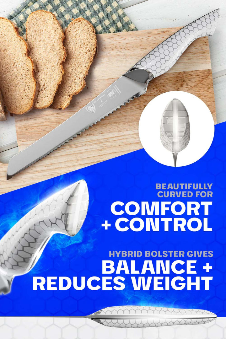 Bread Knife 8" | Frost Fire Series | NSF Certified | Dalstrong ©