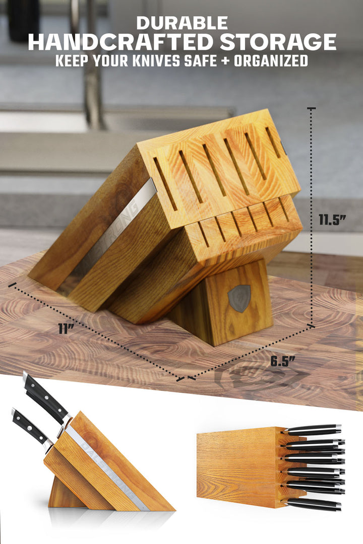12 Piece Block Set | Black Handles | Gladiator Series | NSF Certified | Dalstrong ©