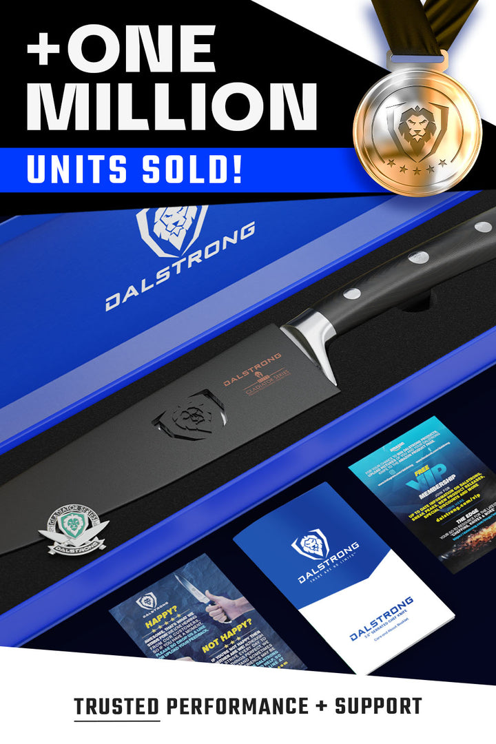 Serrated Chef Knife 7.5" | Gladiator Series | NSF Certified | Dalstrong ©