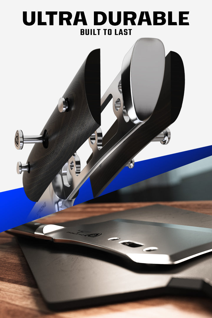 Meat Cleaver 9" with Stand | Obliterator | Gladiator Series R | NSF Certified | Dalstrong ©