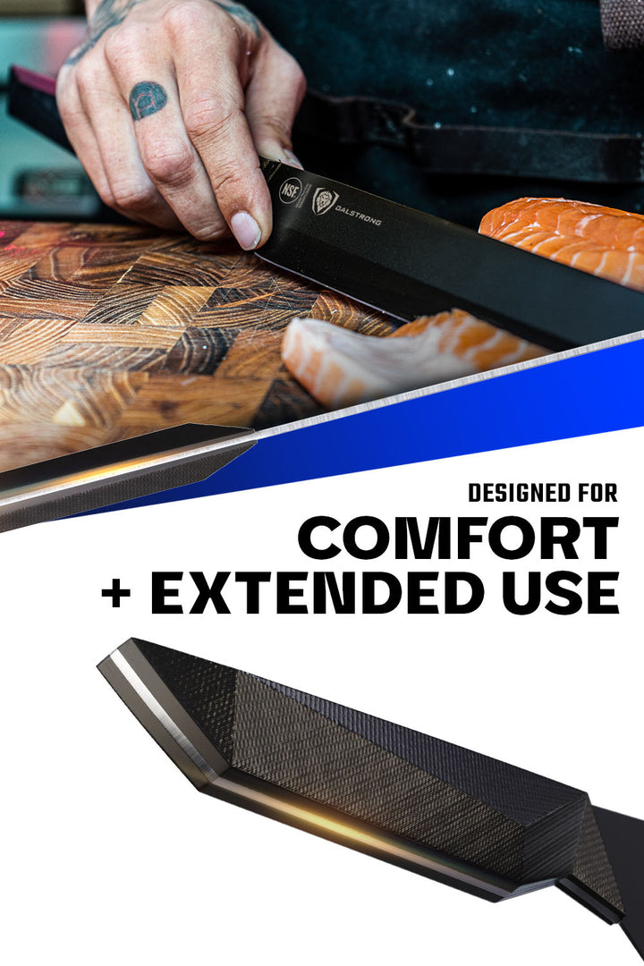 Tuna Slicing Knife 17" | Shadow Black Series | NSF Certified | Dalstrong ©