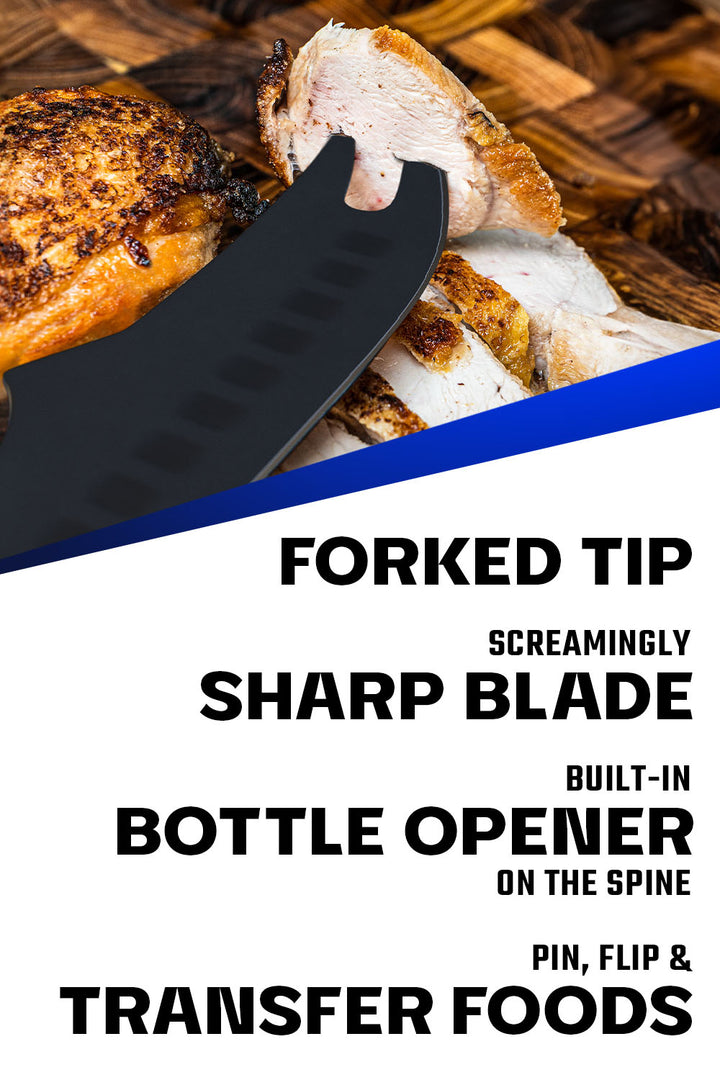 BBQ Pitmaster Knife 6.5" | Shadow Black Series | NSF Certified | Dalstrong ©