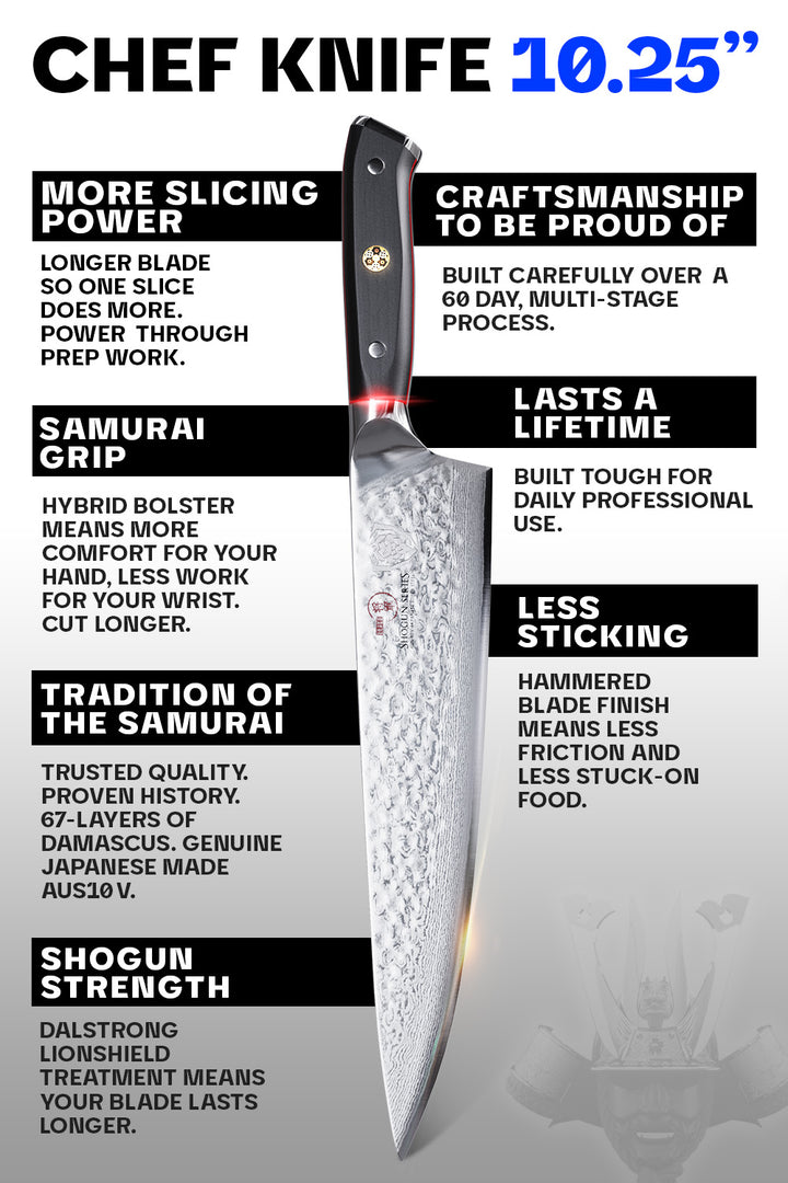 Chef's Knife 10.25" | Shogun Series ELITE | Dalstrong ©