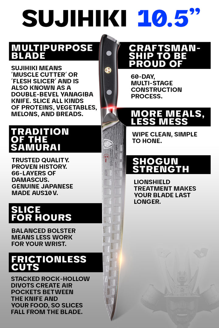 Sujihiki Slicing Knife 10.5" | Shogun Series | Dalstrong ©