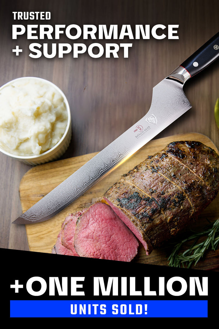 Offset Slicing Carving Knife 12" | Shogun Series ELITE | Dalstrong ©