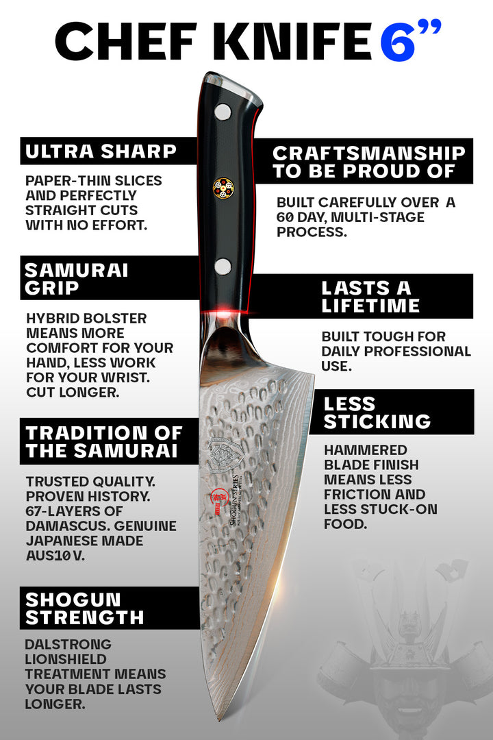 Chef's Knife 6" | Shogun Series ELITE | Dalstrong ©