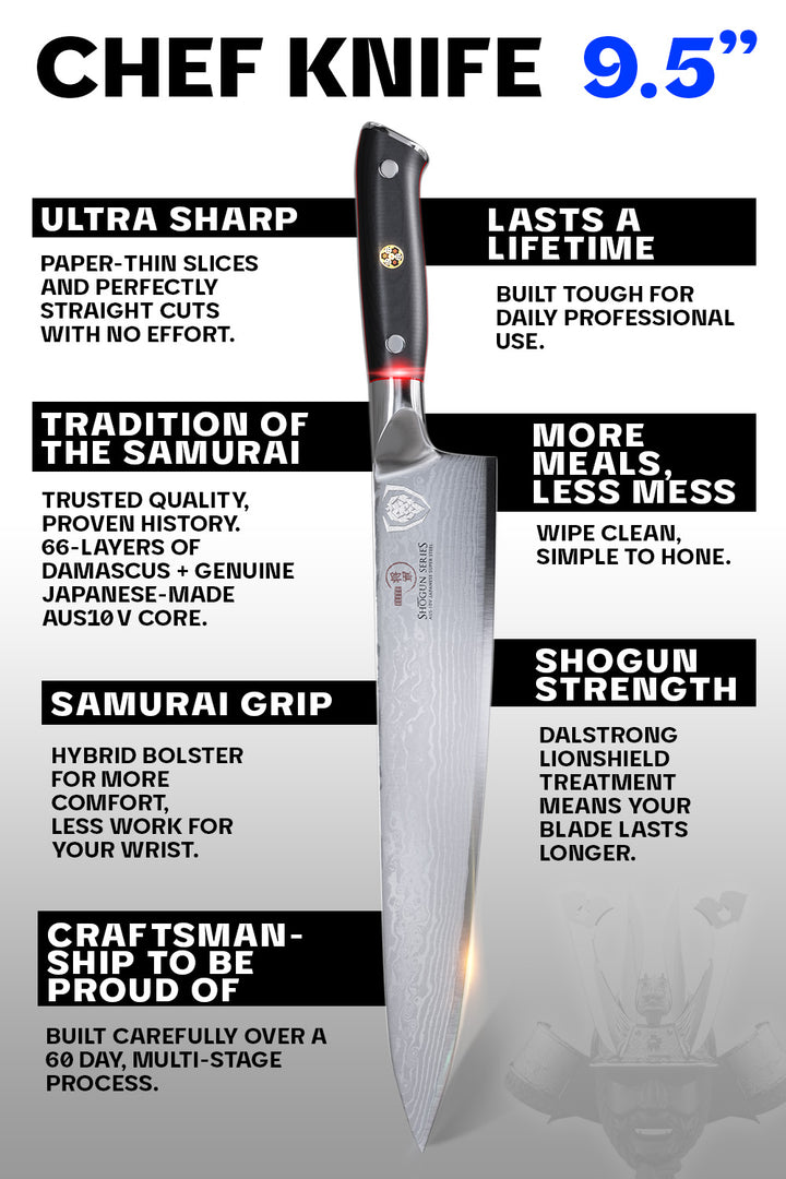Chef's Knife 9.5" | Shogun Series ELITE | Dalstrong ©