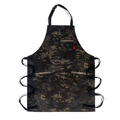 4 Storage Pockets | Professional Chef's Kitchen Black Apron | Dalstrong ©