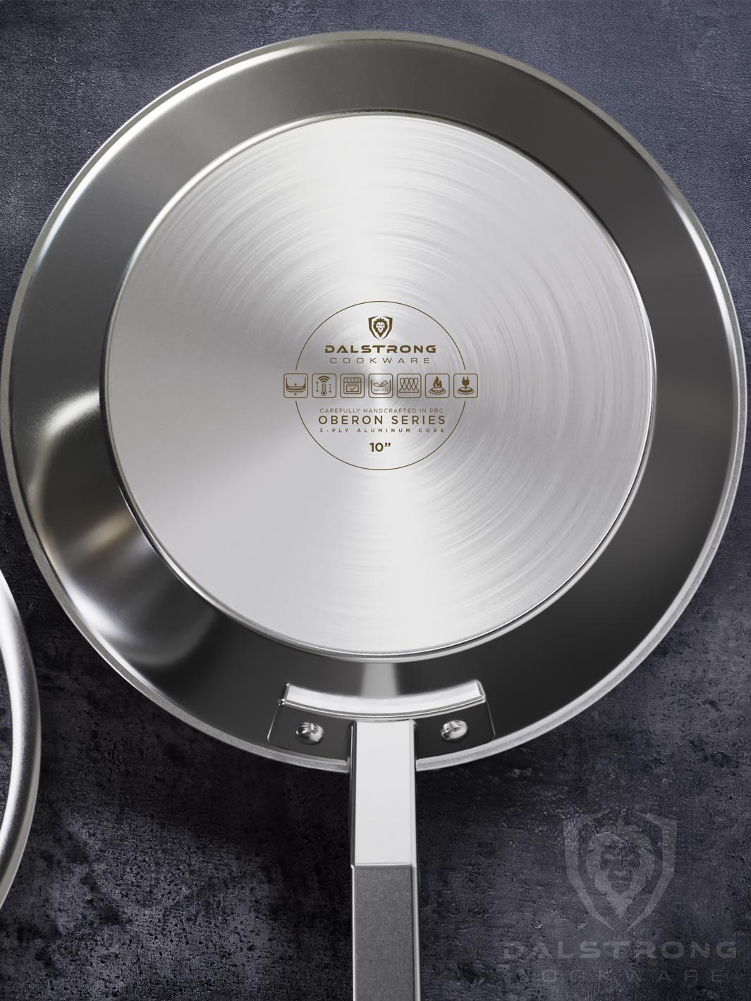 10" Frying Pan & Skillet  | Silver | Oberon Series | Dalstrong ©