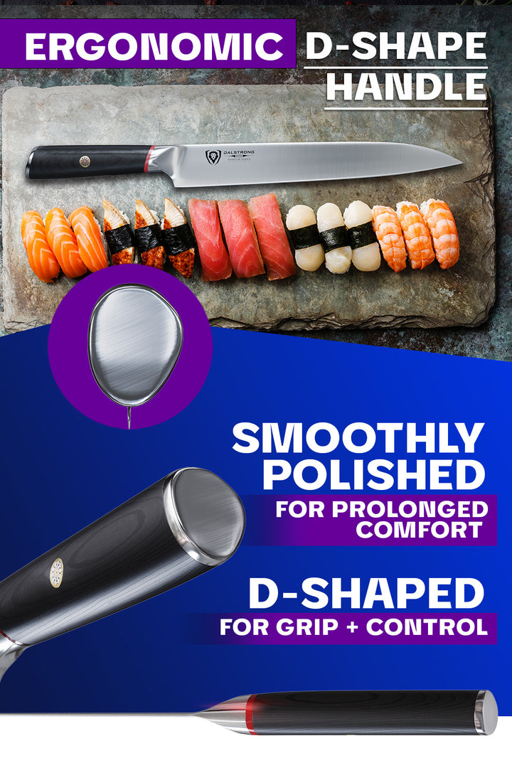 Yanagiba Slicer 9.5" | Single Bevel | Phantom Series | Dalstrong ©