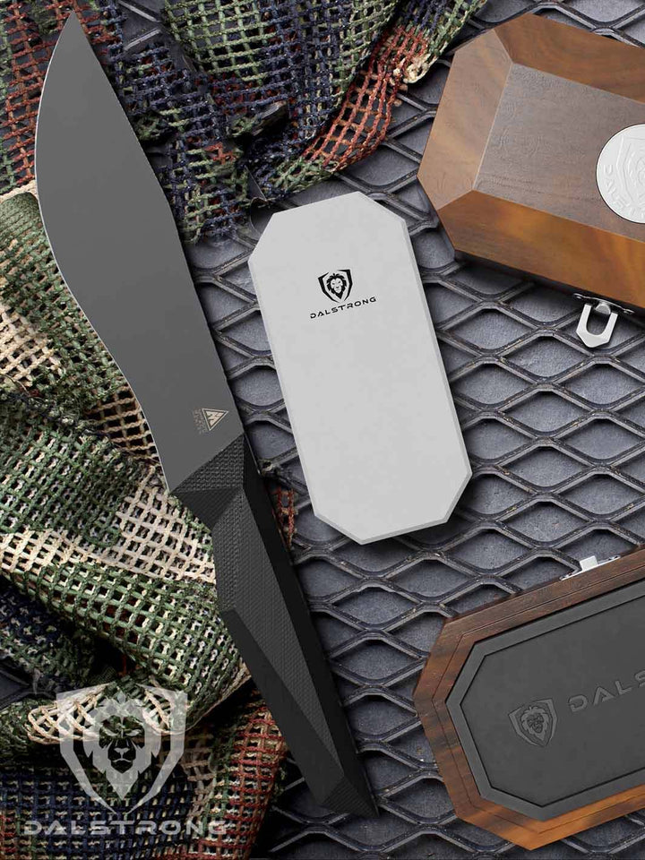 Chef & Cleaver Hybrid 'Barong' Knife 7" | Shadow Black Series | NSF Certified | Dalstrong ©