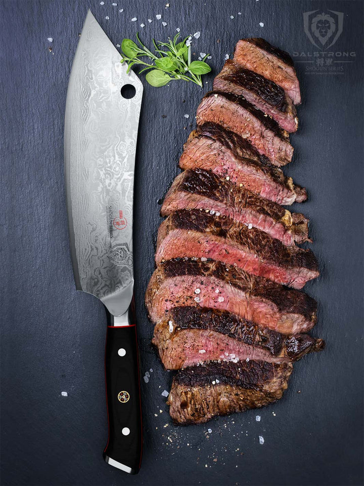 Cleaver Hybrid & Chef's Knife 8" | Crixus | Shogun Series ELITE | Dalstrong ©