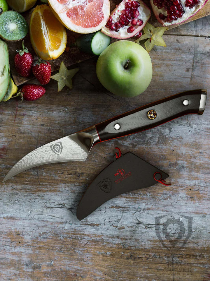 Bird's Beak Peeling & Paring Knife 3" | Shogun Series ELITE | Dalstrong ©