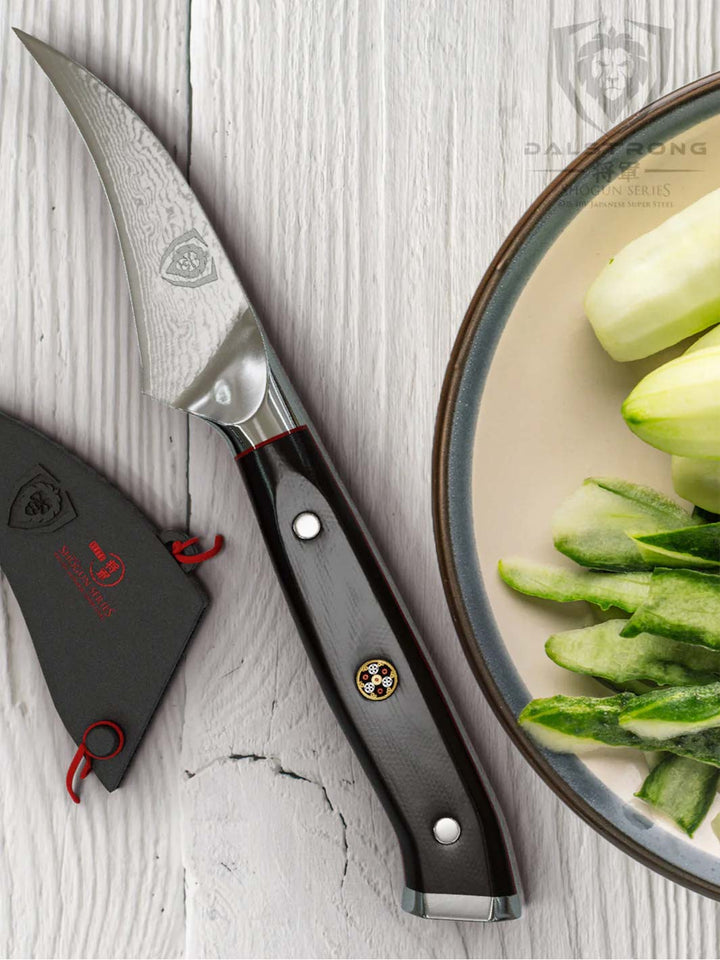 Bird's Beak Peeling & Paring Knife 3" | Shogun Series ELITE | Dalstrong ©