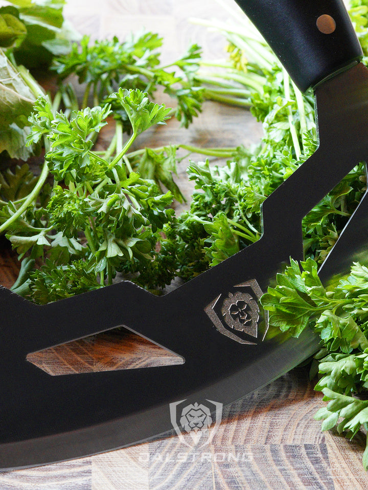 Mezzaluna Knife 8.5" | ABS Handles | Gladiator Series | Dalstrong ©
