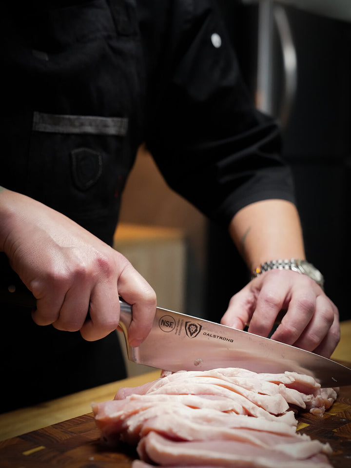 Gladiator Series Chef & BBQ Essentials |  8" Chef's Knife + 8" Chef-Cleaver Hybrid - The Crixus