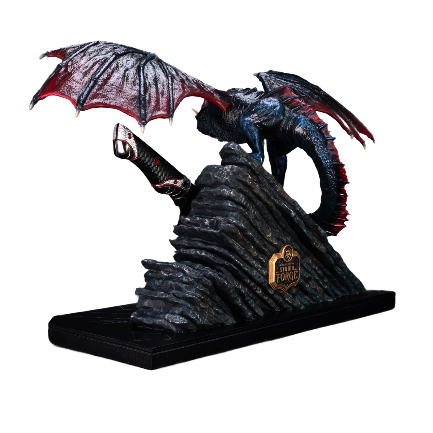 Game of Thrones™ x StudioForge™ | Drogon's Fury™ | 8.5” Collector’s Chef Knife & Sculpted Display Stand