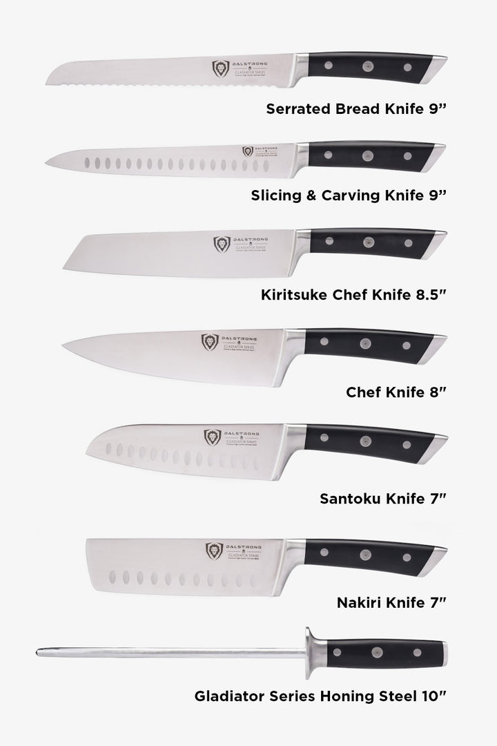 The Gladiator Bundle | 18-Pc Colossal Knife Set + Lionswood Teak Cutting Board