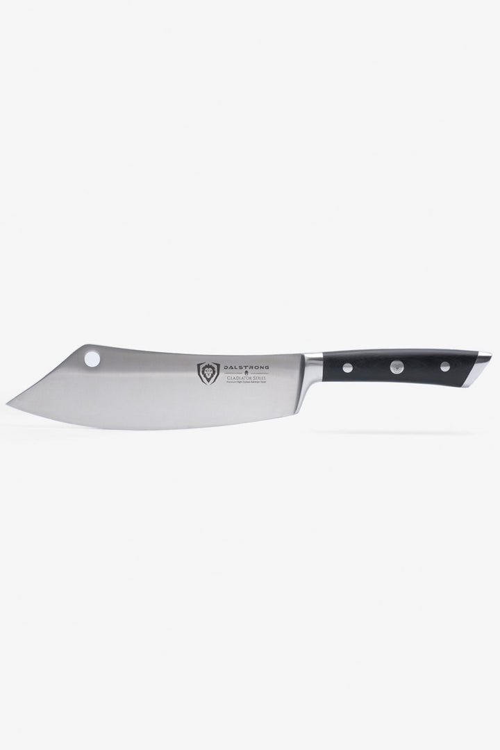 Gladiator Series Chef & BBQ Essentials |  8" Chef's Knife + 8" Chef-Cleaver Hybrid - The Crixus