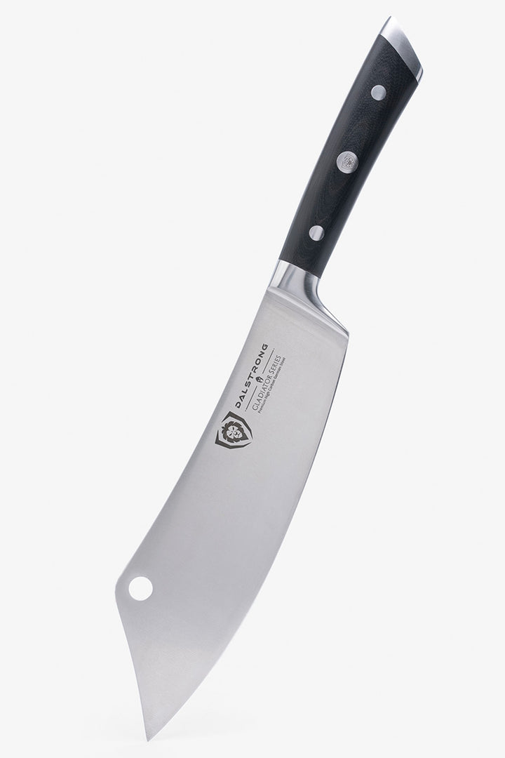 Gladiator Series Chef & BBQ Essentials |  8" Chef's Knife + 8" Chef-Cleaver Hybrid - The Crixus