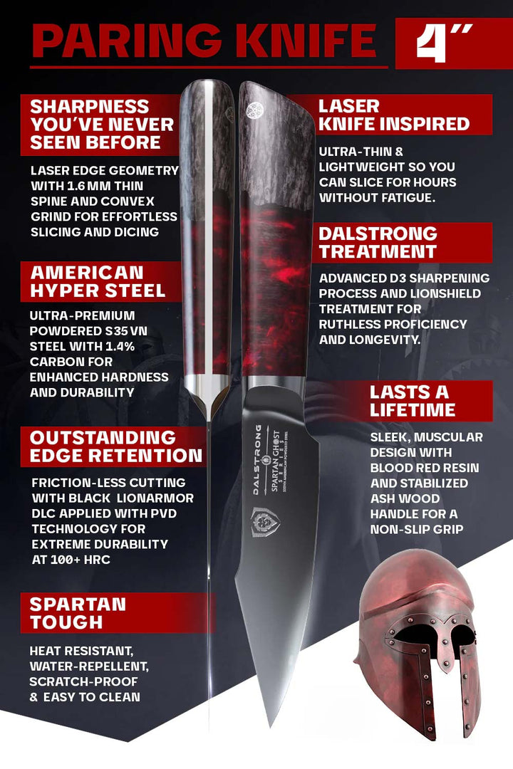 Paring Knife 4" | Spartan Ghost Series | Dalstrong ©