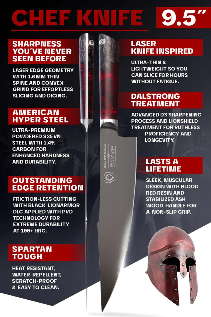 Chef's Knife 9.5" | Spartan Ghost Series | Dalstrong ©