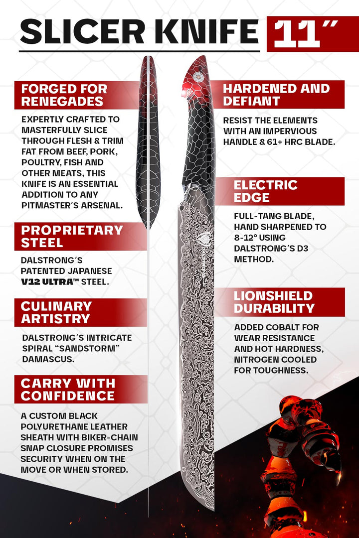 Slicing & Brisket Knife 11" | Scorpion Series | Dalstrong ©
