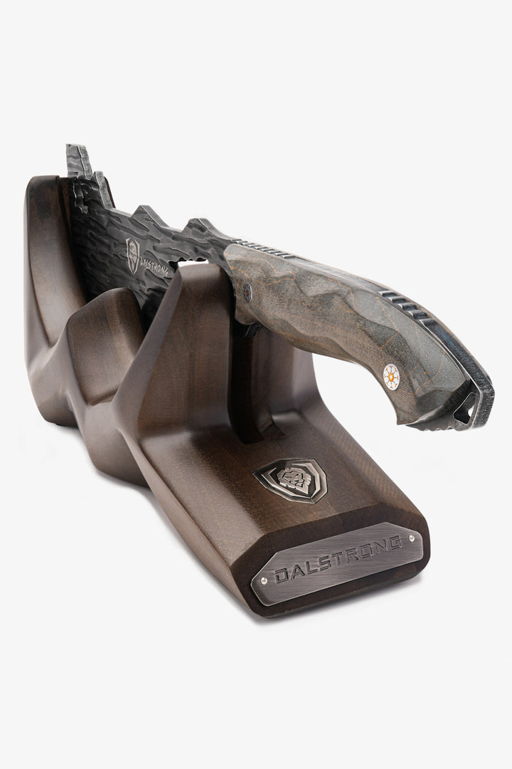 Meat Prep Bundle | Barbarian Series 9" Obliterator Meat Cleaver with Stand + 7" Venator Knife