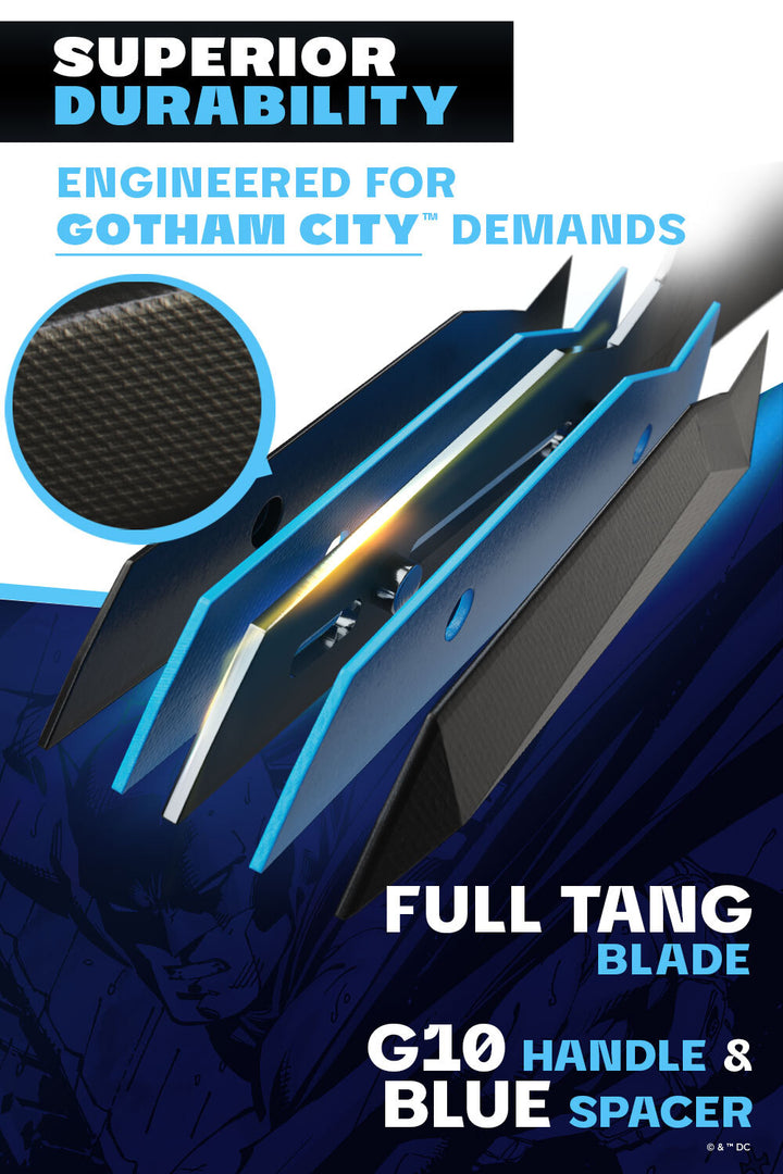 2 Piece Set | 8" Chef's Knife & 3.75" Paring Knife | BATMAN™ Shadow Black Edition | Dalstrong ©