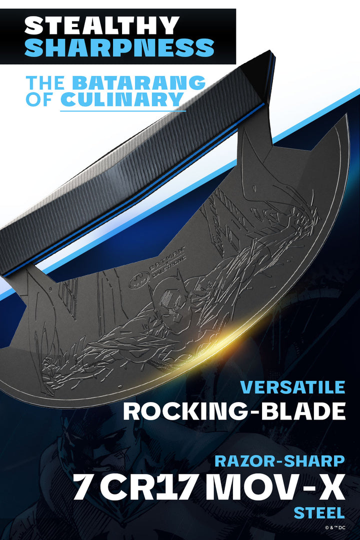 Ulu Knife 7" | BATMAN™ Shadow Black Edition | Dalstrong ©