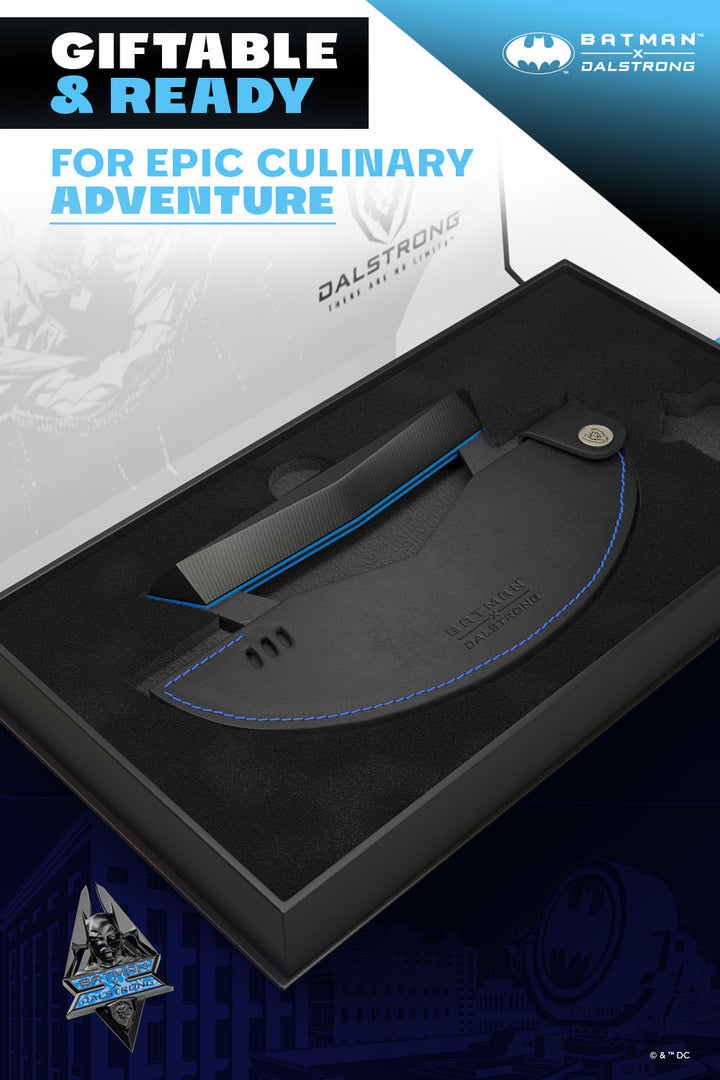 Ulu Knife 7" | BATMAN™ Shadow Black Edition | Dalstrong ©