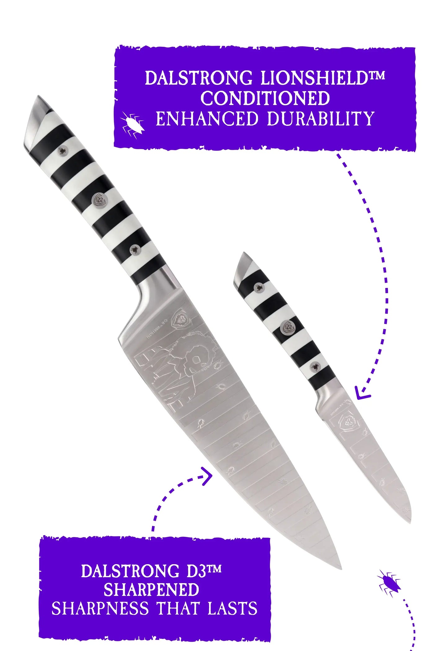 2 Piece Knife Set | Beetlejuice™ Edition | Dalstrong ©