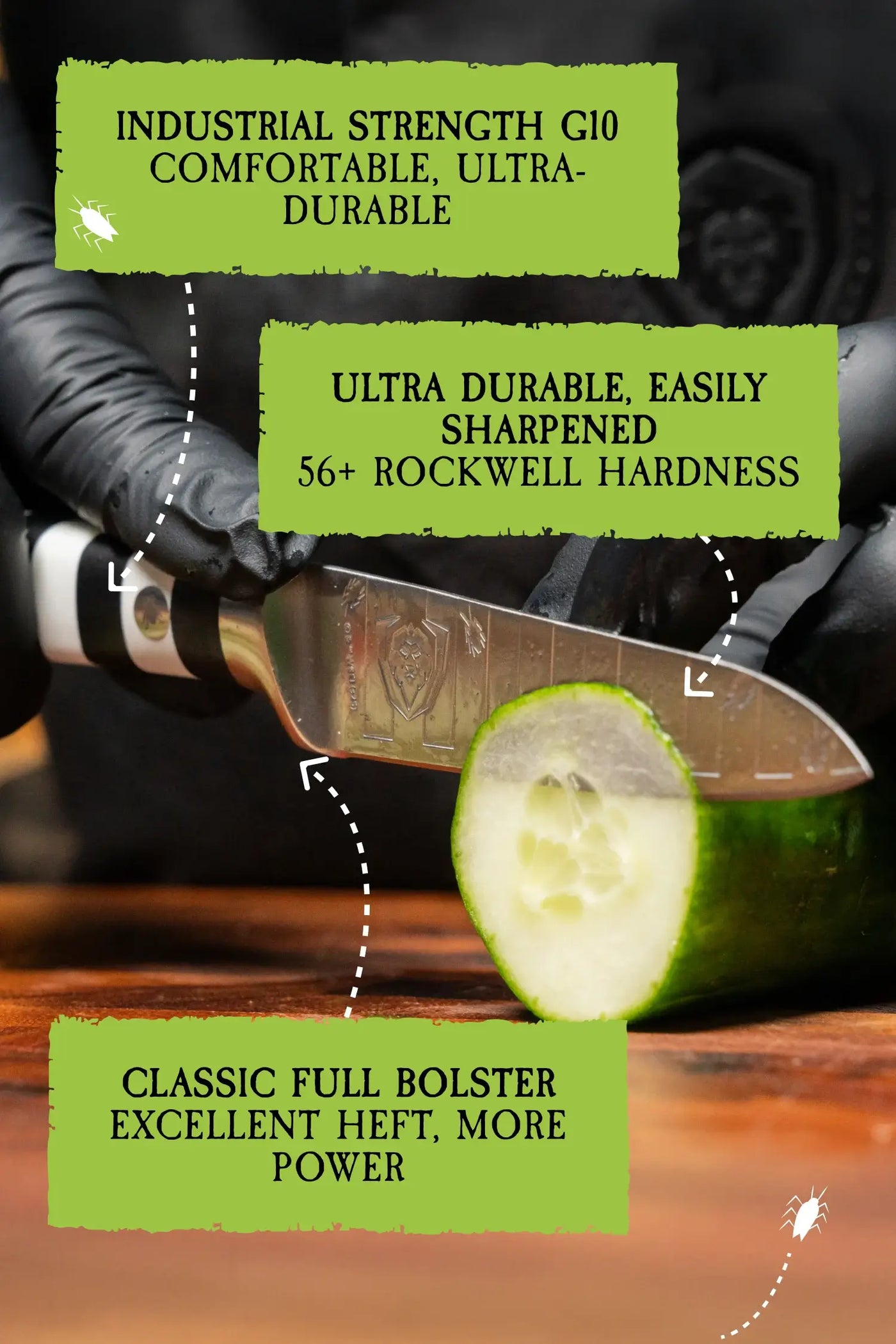2 Piece Knife Set | Beetlejuice™ Edition | Dalstrong ©