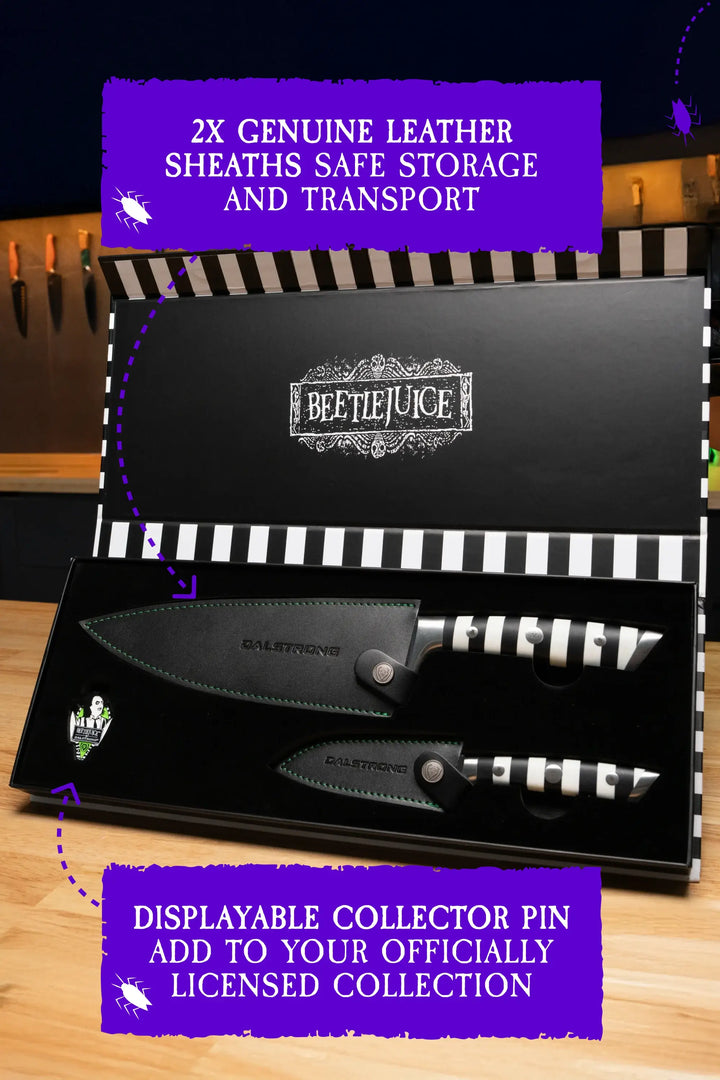 2 Piece Knife Set | Beetlejuice™ Edition | Dalstrong ©