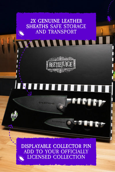 2 Piece Knife Set | Beetlejuice™ Edition | Dalstrong ©