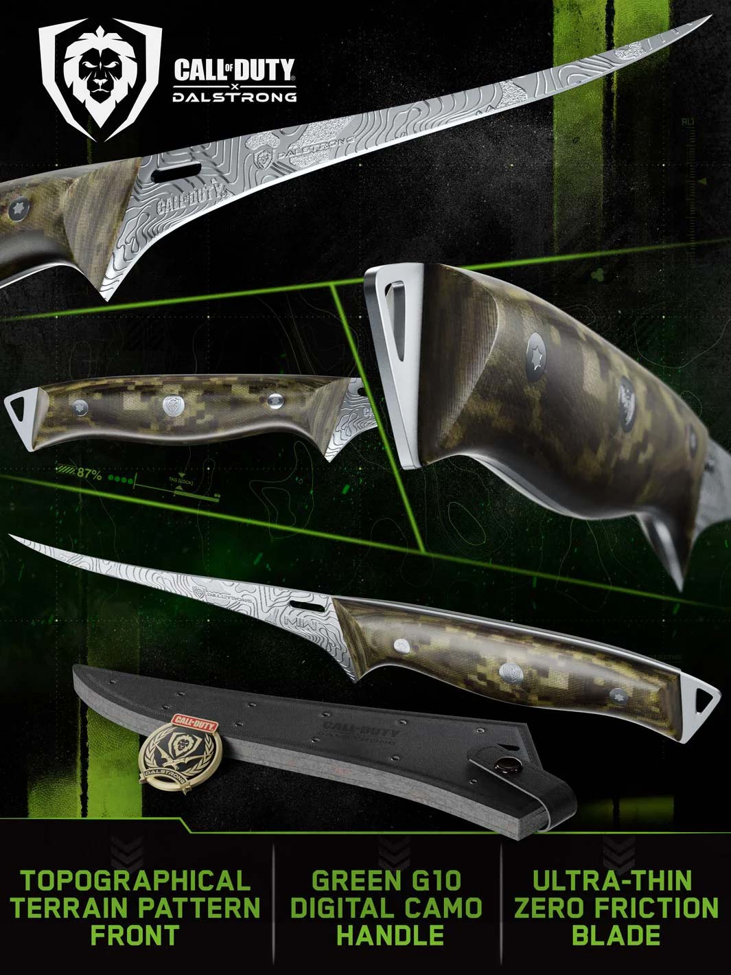 Fillet Knife 6" | Call of Duty © Edition | EXCLUSIVE COLLECTOR SET | Dalstrong ©