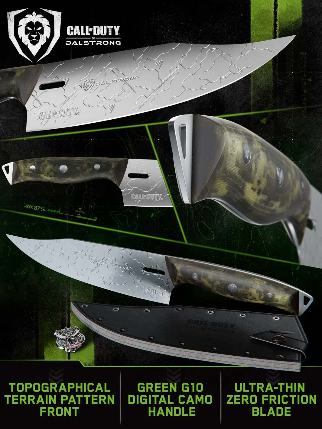 Chef Knife 8" | Call of Duty © Edition | EXCLUSIVE COLLECTOR SET | EXCLUSIVE COLLECTOR SET | Dalstrong ©