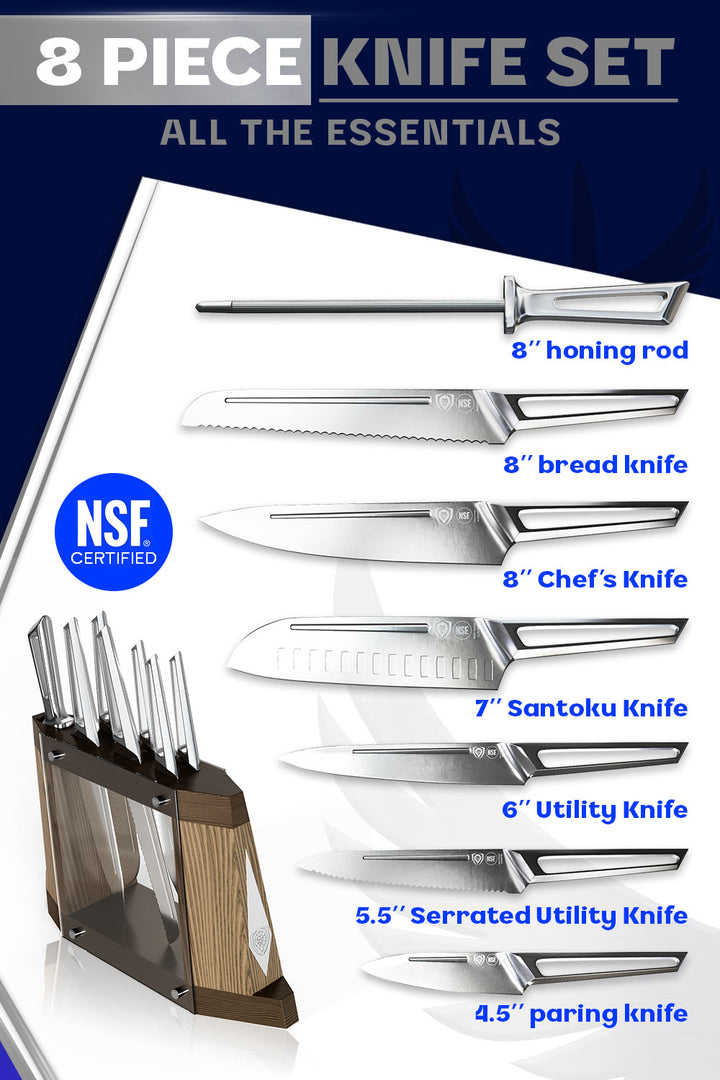 Block Set 8-Piece | Crusader Series | NSF Certified | Dalstrong ©
