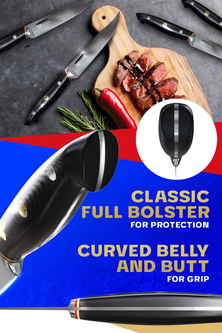Steak Knife Set - 4 Piece | 5" Blade | Centurion Series | Dalstrong ©