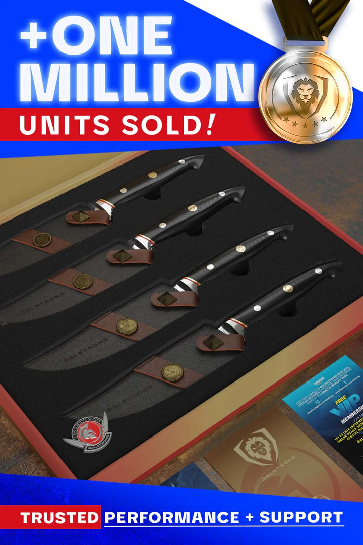 Steak Knife Set - 4 Piece | 5" Blade | Centurion Series | Dalstrong ©