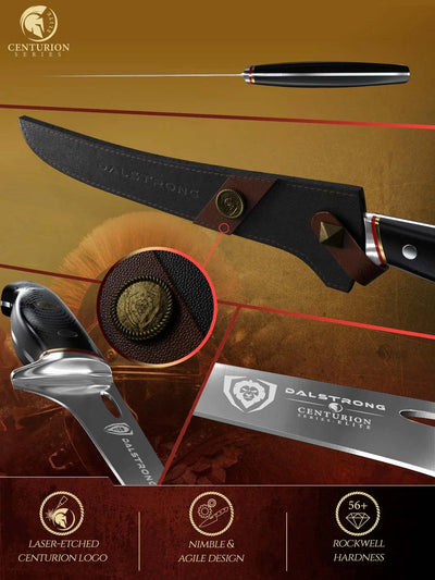 Fillet Knife 7" |  Flexible | Centurion Series | Dalstrong ©