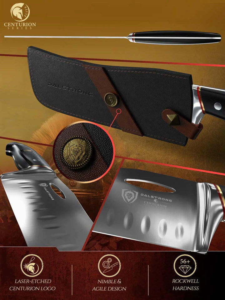 Nakiri Knife 7" | Vegetable Knife | Centurion Series | Dalstrong ©